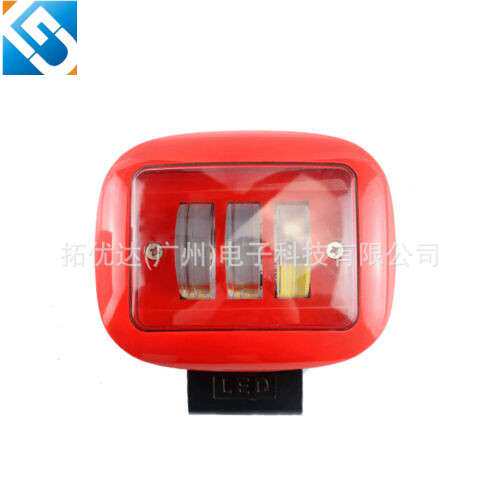 汽车LED工作灯 30W方形U型透镜切线光12V-24V越野卡车前杠灯 雾灯
