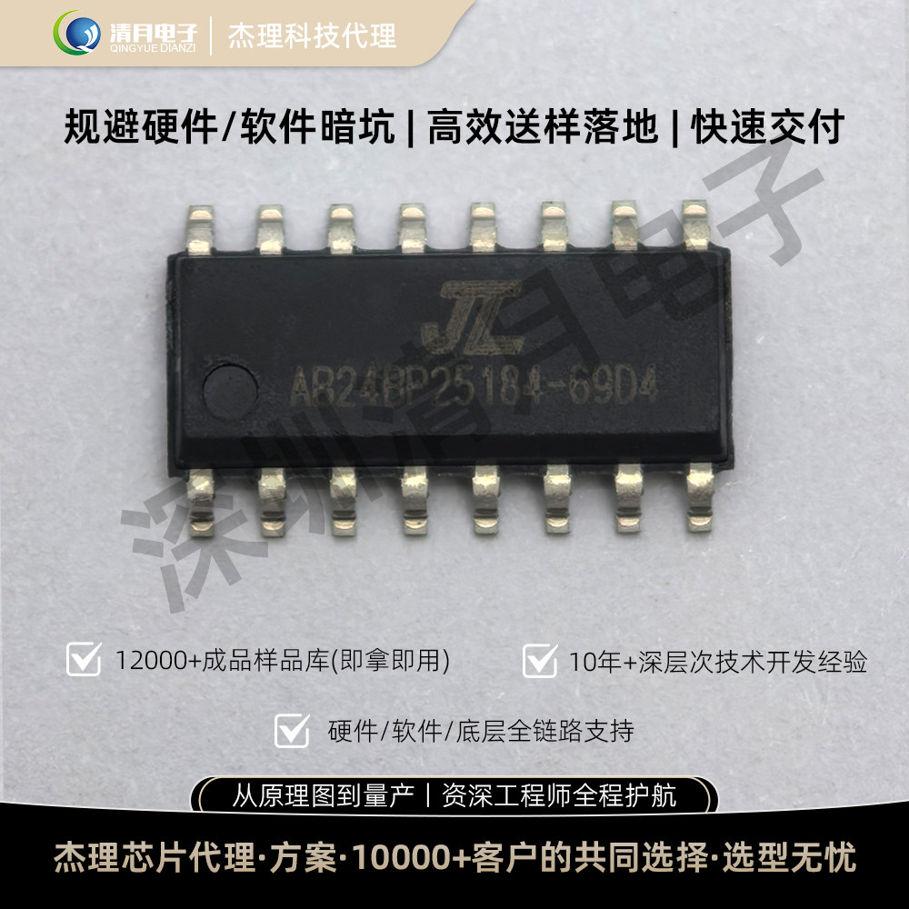 杰理AC6969D蓝牙音频芯片SOP16