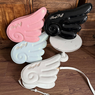 【收藏】绵羊泡芙原创闪闪翅膀包可爱lolita包甜系刺绣斜挎包手提