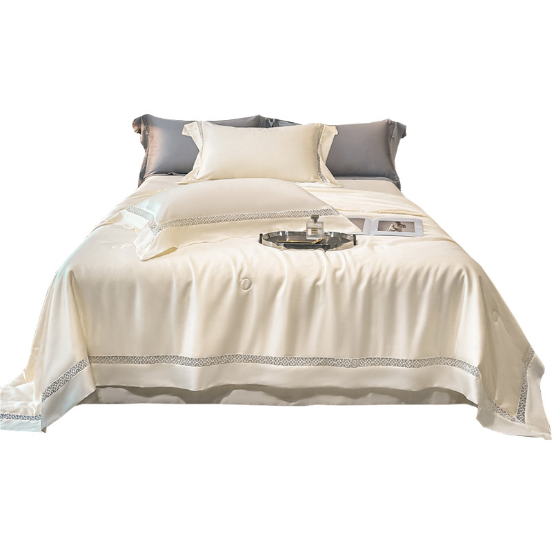 A类180支兰精天丝夏凉被空调被薄款夏季可机洗裸睡蚕丝夏被四件套,床上用品,化纤被,淘宝优惠券,粉丝福利购,淘宝优惠卷