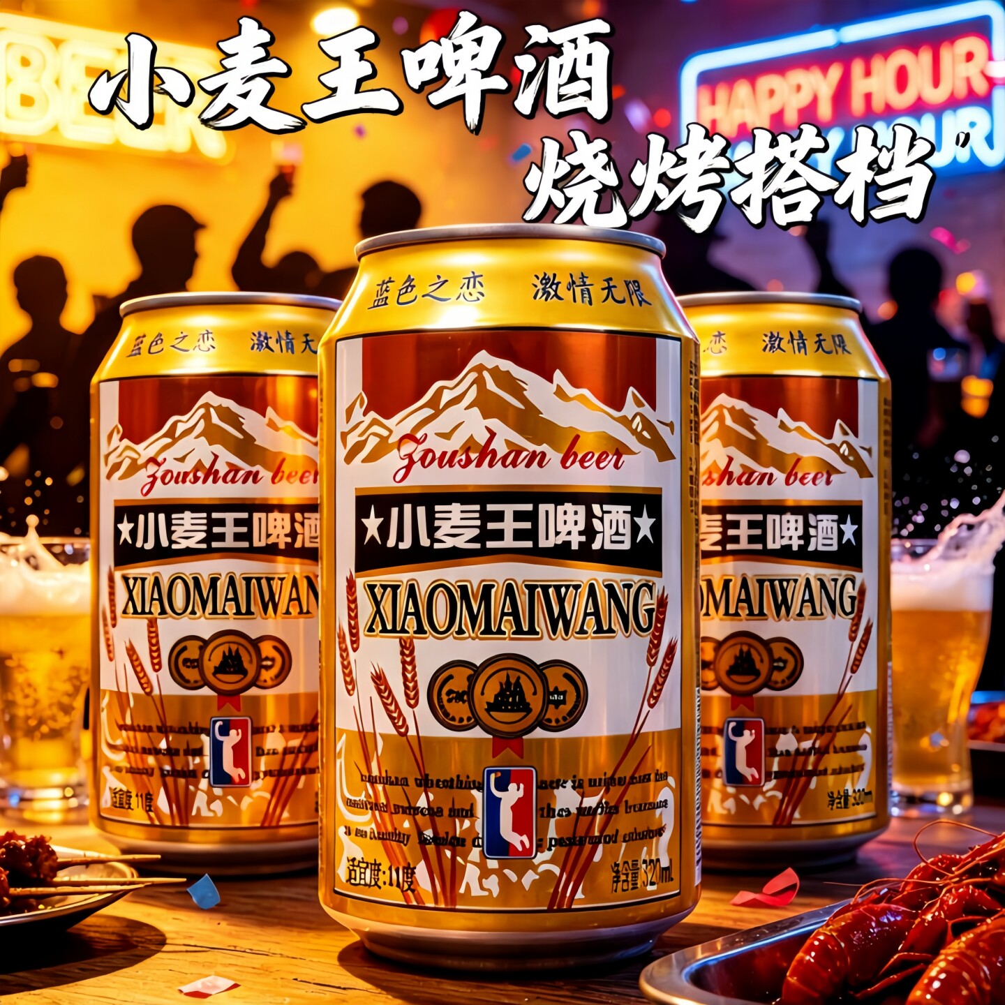 【新品上市】320ml*8罐小啤酒
