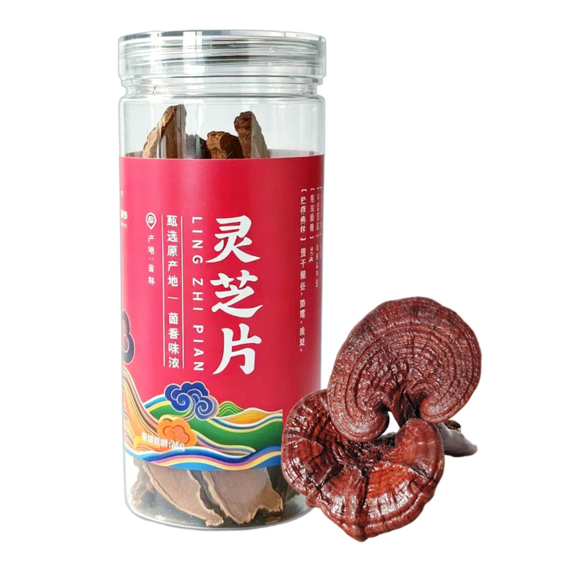 延边恩妮正宗长白山灵芝片整朵切片泡水泡水专用灵芝片中老年人