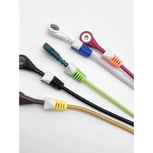 心电图监护仪导联线保护线套导联线固定接头电极线保护接头保护夹