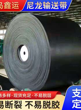 山东尼龙输送带耐磨不脱胶不断裂煤矿专用输送带运输带EP200输送