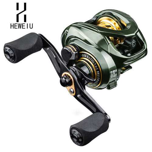 HEWEIU WK 1000 金雕线杯防炸线 高线数比水滴轮碳纤维鼓轮Castin