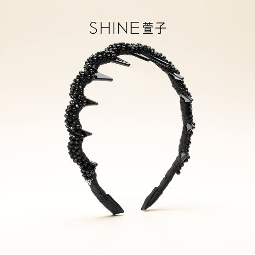 【官方正品】SHINE萱子饰品手工串珠发箍头箍发卡齿梳高颅顶神器