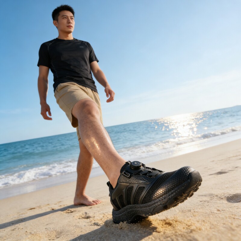 3515QR自动扣防滑透气男运动鞋