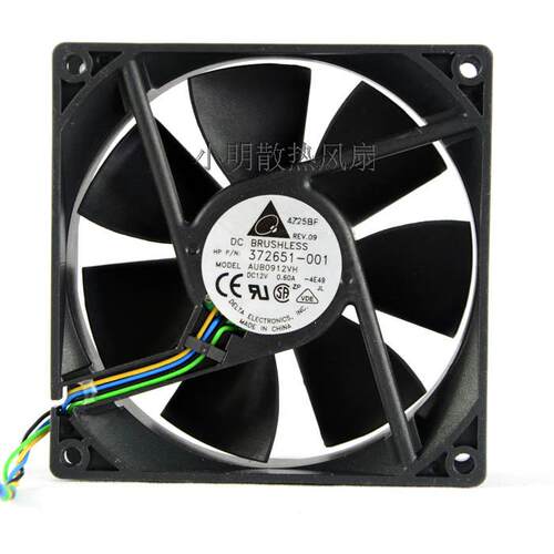 原装台达 AUB0912VH 12V 0.6A 9CM 9025 风扇 4线带测速温控PWM