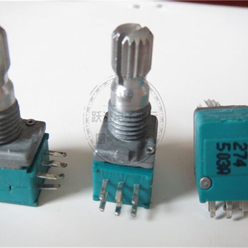 A503B502进口韩国RK09型A50KB5K双联密封精密功放音响音量电位器