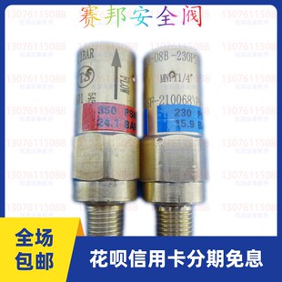 杜瓦罐安全阀低温高低压杜瓦瓶安全装置1.59/2.41MPaNPT1/4排气阀