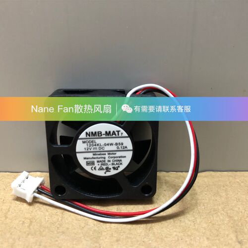 原装NMB-MAT 1204KL-04W-B59 3010 12V 0.12A 3CM 安川变频器风扇