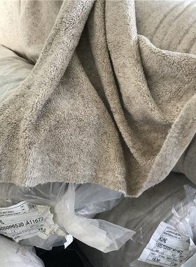 有标 意大利进口 羊羔绒面料 羊羔毛布料服装棉衣内胆保暖外穿