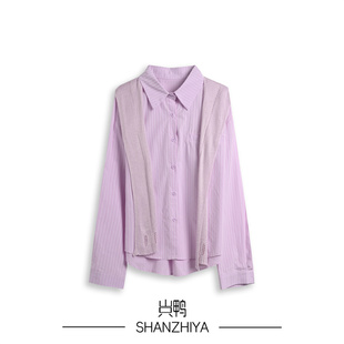 设计感披肩衬衫 26新品 SZY 山只鸭