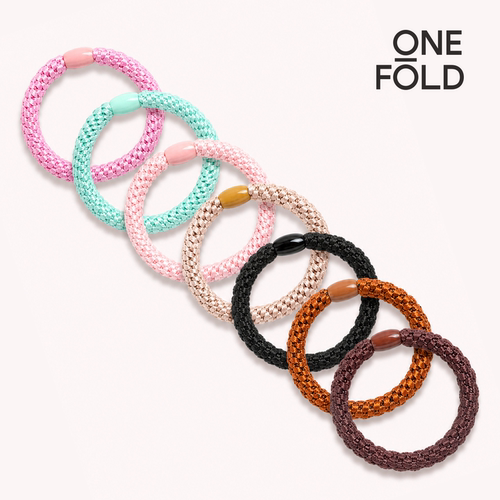 ONEFOLD螺旋运动发圈7条装头绳
