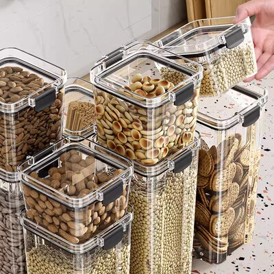 密封罐五谷杂粮厨房收纳塑料罐