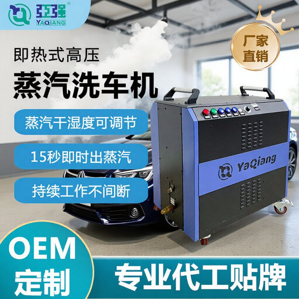工业蒸汽清洗机移动式蒸汽洗车机节水洗车清洁油污 蒸汽洗车机