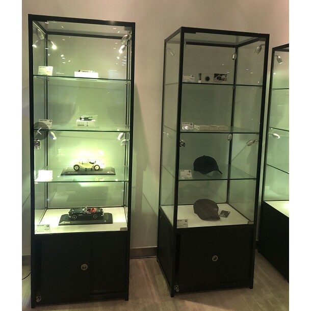 展览柜台汽车4S店礼品展示柜铝合金玻璃展柜货架 豪车展柜铝料厂