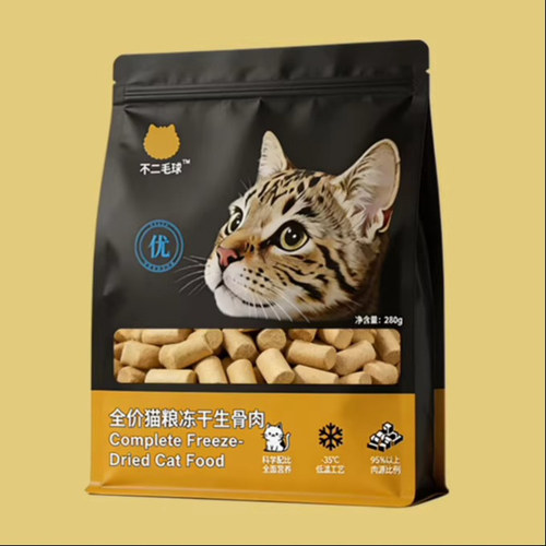 不二毛球全价冻干猫粮