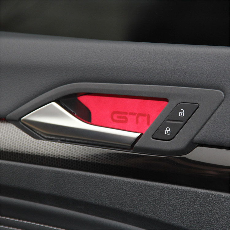 适用高尔夫8内门碗贴片防护改装R GTI R内门拉手保护