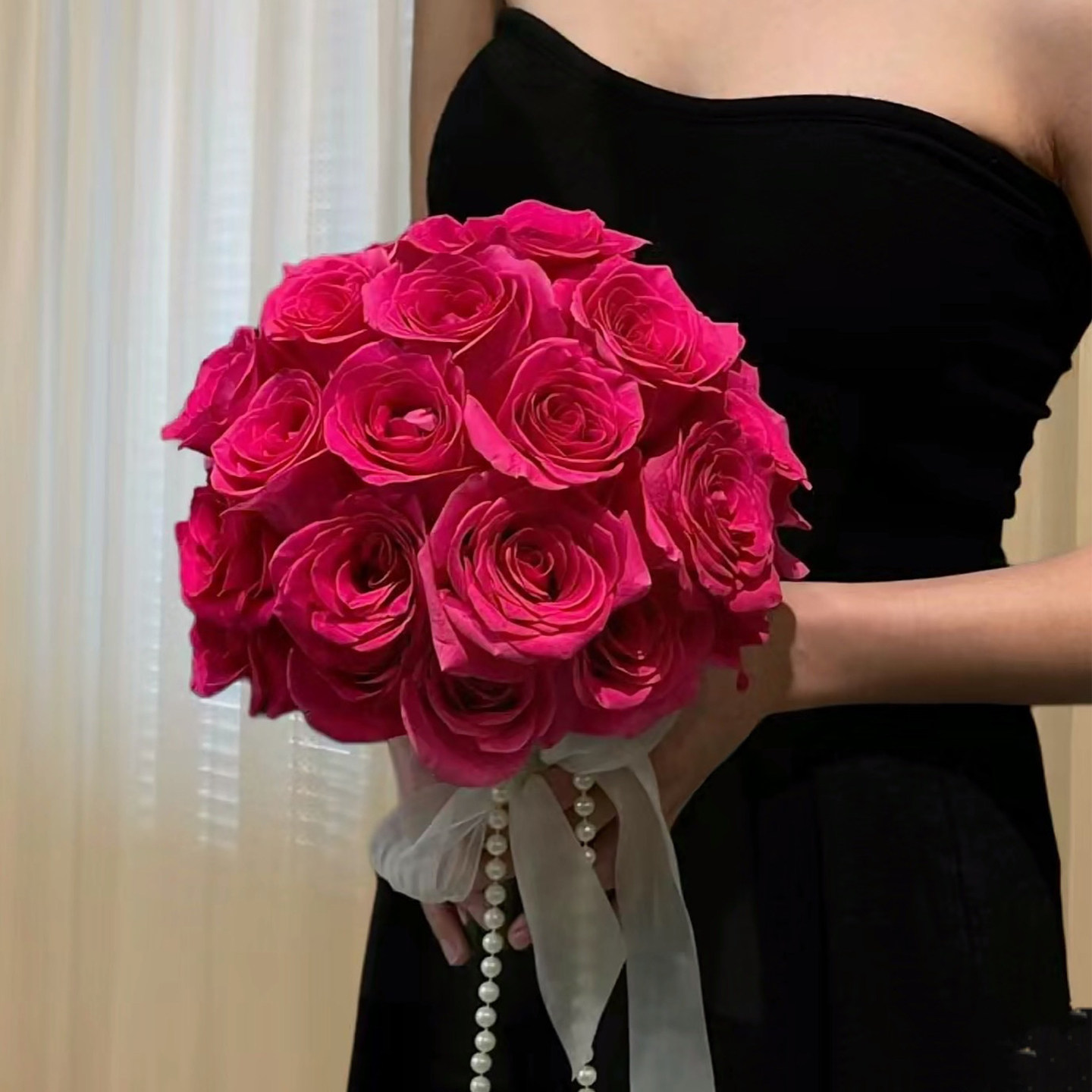 新娘手捧花速递求婚结婚鲜花送女友老婆全国同城配送北京小时达图片