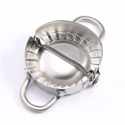 包饺子神器工具家用不锈钢手动包铰子器捏饺子皮绞子花型水饺模具