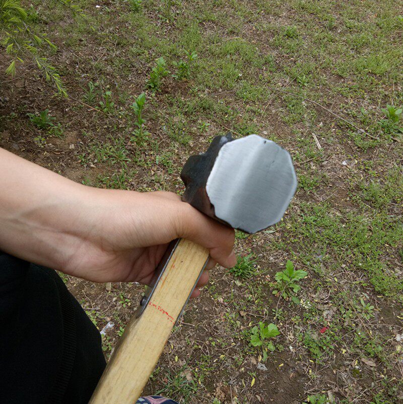 劈柴神器家用农村斧头加重锤斧大斧头伐木破柴板斧纯钢开山砍树斧