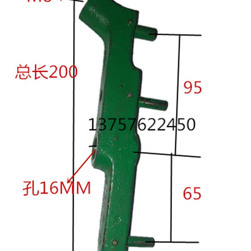 上海三机外圆磨床1432 1420杠杆操纵杆换向杆 外圆磨床