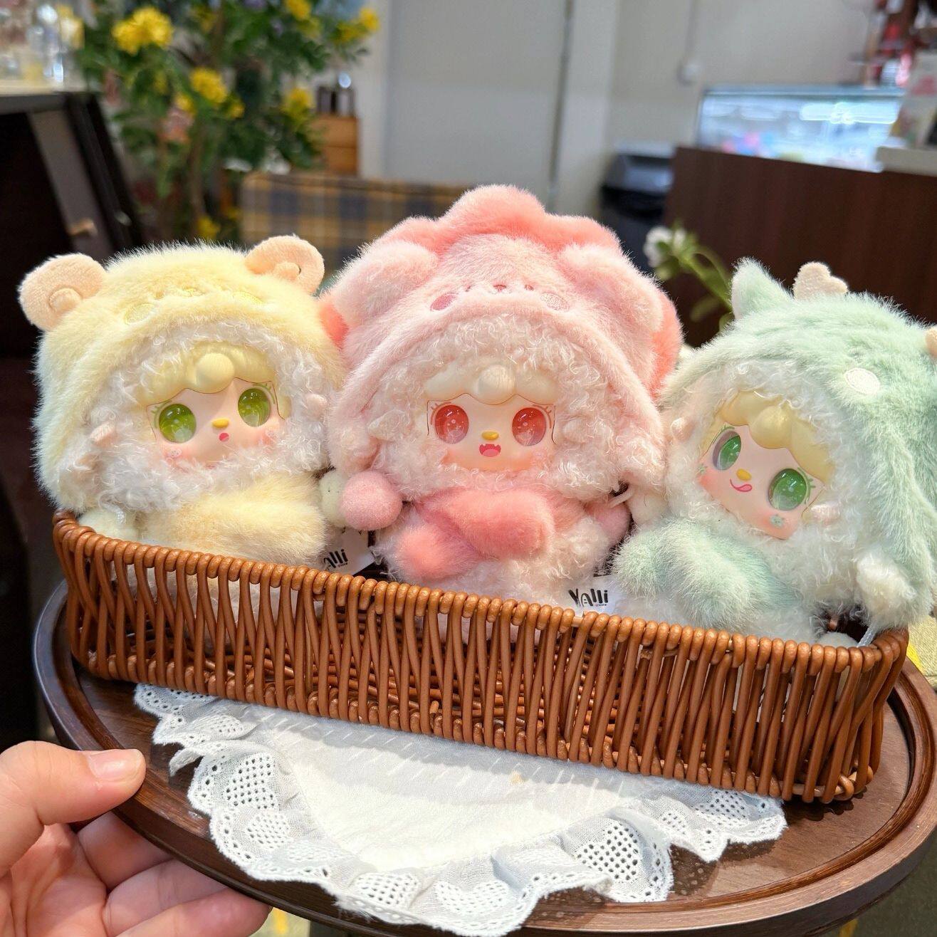 正版yooki氧氧星星的轨迹系列盲盒毛绒挂件 随机眼睛十二星座潮玩