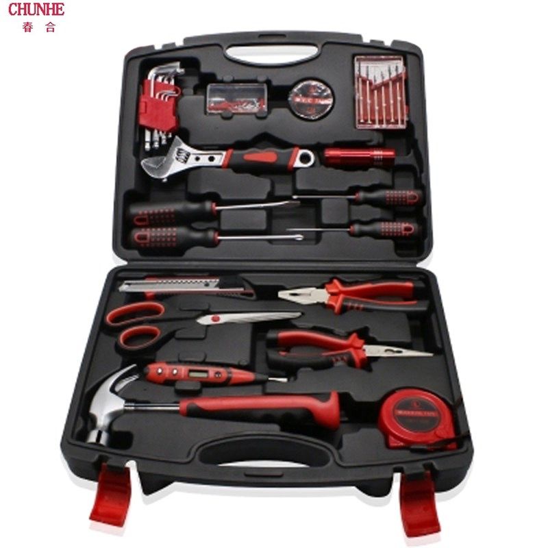 家用工具箱套装 组合工具 五金多功能手动工具 车用工具维修箱盒