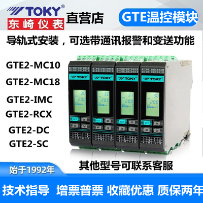 东崎GTE2-MC RS DC1028导轨温度控制器采集模块PID调节智能温控表