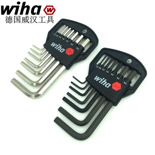 德国进口威汉wiha公制平头内六角扳手01172短柄扳手350 H7 351 H7