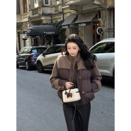 【TangTang·Studio】羊羔羽绒休闲百搭时尚宽松羽绒服-2512023