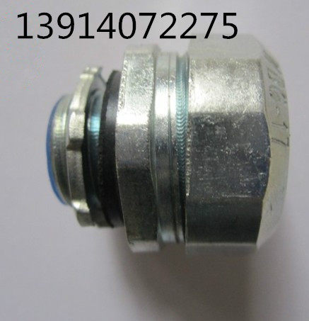 普利卡软管接头/包塑防水型金属软管接头/接线箱连接器 WBG-101#