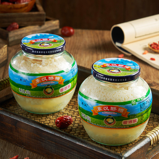东汉醪糟400g瓶装小罐发酵农家自酿糯米甜酒酿即食四川大竹县特产