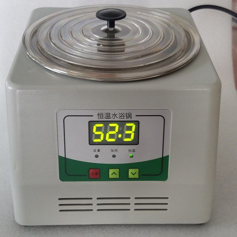 促销防干烧微电脑智能温控单孔恒温水浴锅HH-1可定时静音半导体型