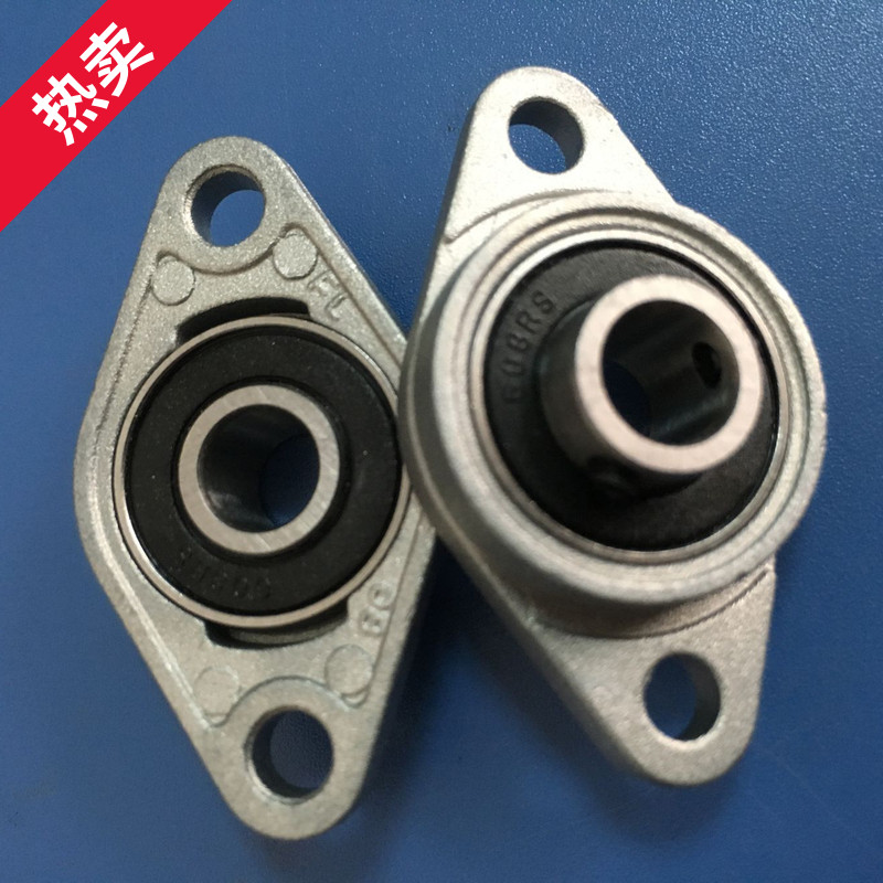 进口锌合金 带座轴承外球面 HBR17带菱形法兰型座式轴承HBR20