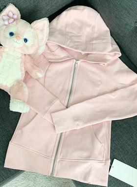 衣外套女款春秋OUC款2025新款身瑜卫修服上衣开衫连帽运伽动休闲