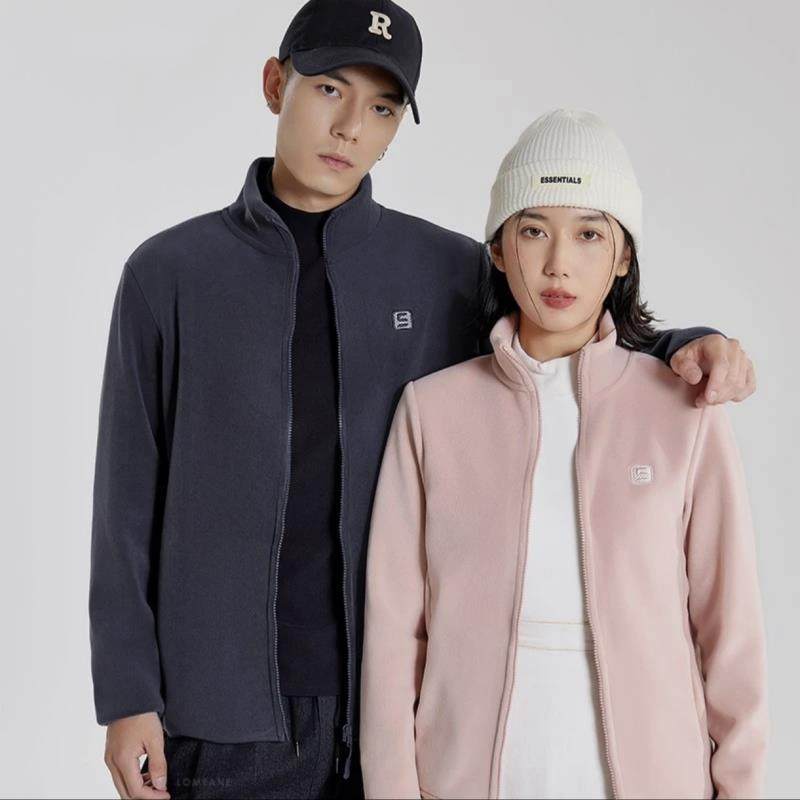 有范2069云感A2069绒外套A男女奥粒绒猫立领拉链开衫加厚防风暖上