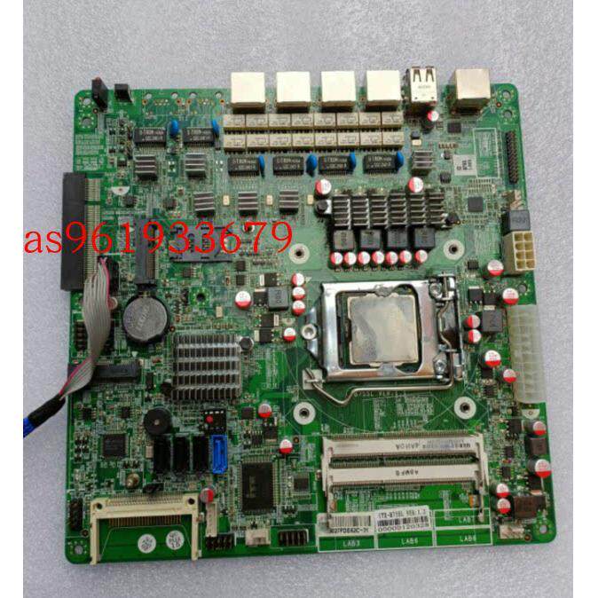 研域工控ITX-B75SL VER 1.2 4千兆网口海蜘蛛软路由爱快 电脑主板