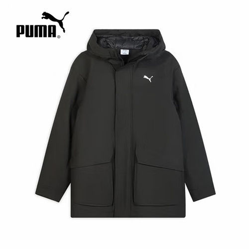 PUMA彪马冬季新款男子休闲运动保暖防风羽绒服连帽外套 692778-01
