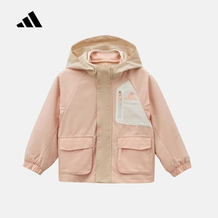 阿迪达斯 （adidas）|（新品）2026春女小童梭织夹克 KW1213