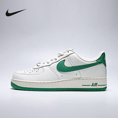 NIKE耐克空军一号男鞋AIR FORCE 1白绿AF1休闲运动板鞋IX5019-131