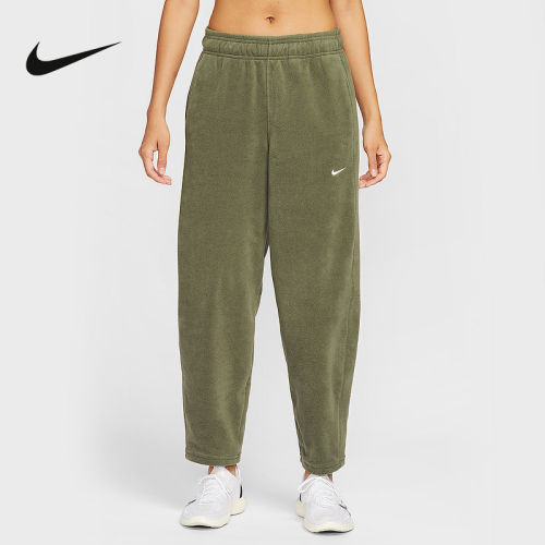 NIKE耐克女子宽松摇粒绒长裤冬季THERMA-FIT保暖运动裤HV3708-222