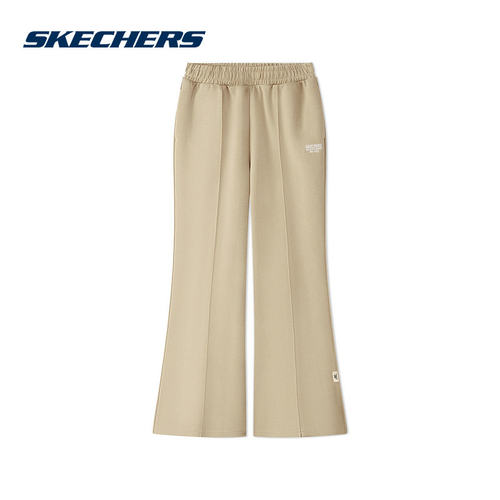 Skechers斯凯奇秋冬款女休闲长裤宽松阔腿裤运动裤 L325W085/028R