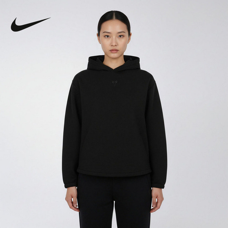 NIKE耐克针织套头连帽衫春夏新款运动休闲叠搭刺绣卫衣IF4931-010图片