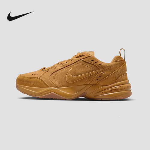 Nike耐克男鞋MONARCH 4小麦色运动鞋翻毛皮复古老爹鞋IB2281-700