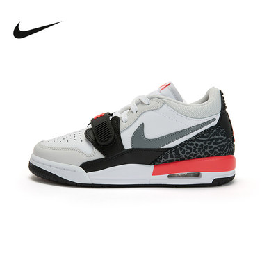 Nike耐克女鞋大童鞋 AJ312低帮魔术贴复古球鞋运动板鞋CD9054-113