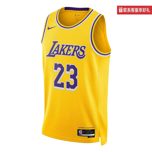 NIKE耐克无袖T恤男款篮球洛杉矶湖人队NBA JERSEY球衣DN2009-733