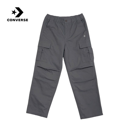 Converse匡威春季男多口袋工装风伞兵裤直筒裤梭织长裤MCJ122-023
