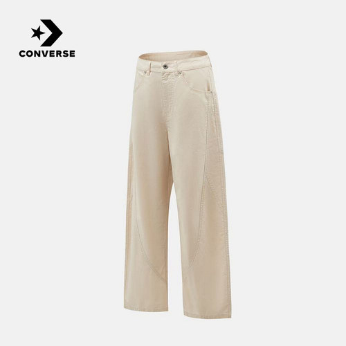 Converse匡威新款男子梭织长裤简约百搭休闲裤直筒裤 MCJ762-W9F
